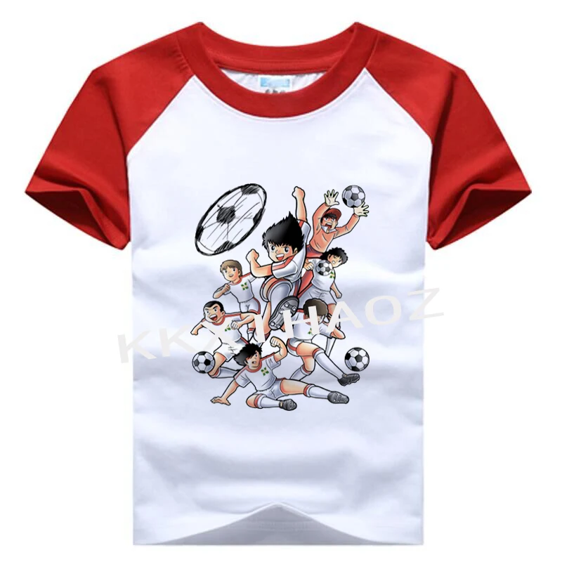 2020 Летняя мода капитан Tsubasa футболка детские футболки для мальчиков с короткими