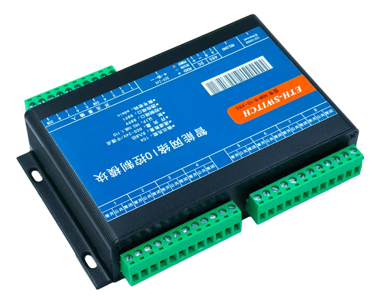 Сетевое РЕЛЕ 8 в выходов 10 А двойной RS485 TCP / UDP Ethernet Интернет сеть Android часы с