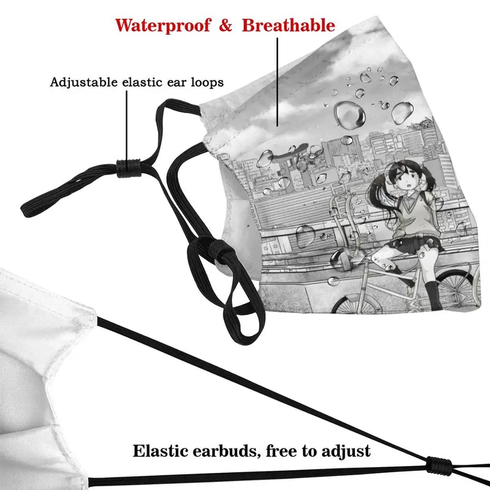 Dead Demons Dededede Destruction Anti Dust Face Mask Washable Filter ReusableAnime Manga Japan Japanese | Аксессуары для одежды
