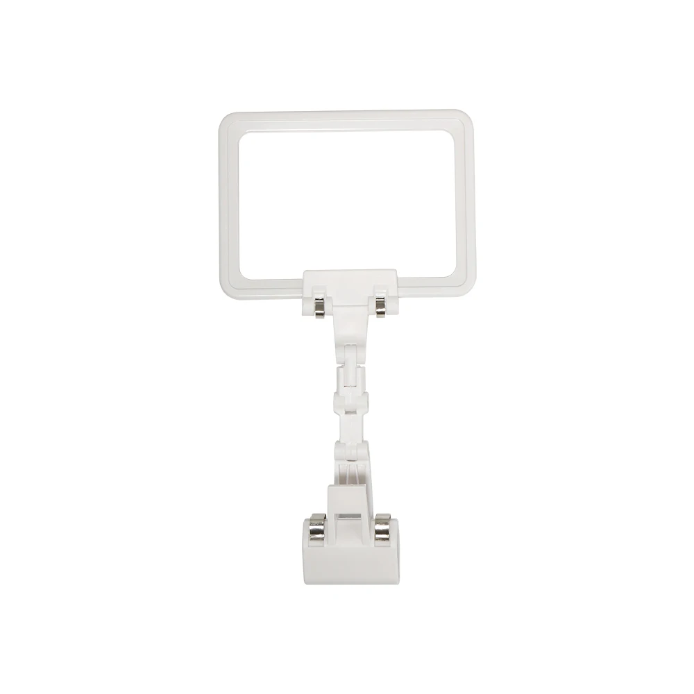 Красный черный желтый белый магазин канал полки крепление на краю ярлык ценник