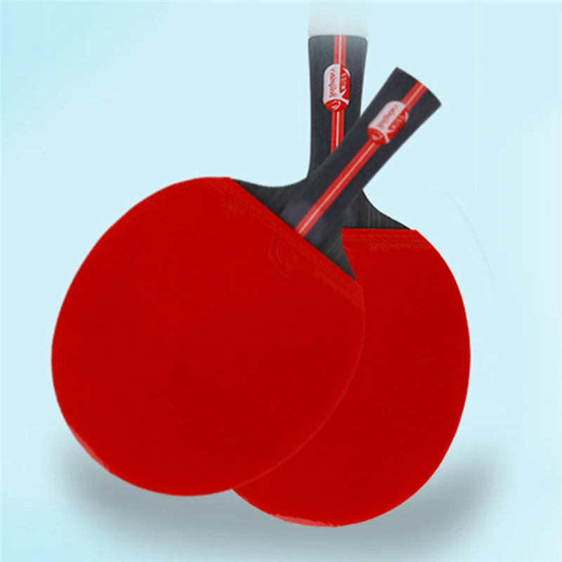 Качественная ракетка для настольного тенниса 2 шт. пинг-понга с двойным лицом