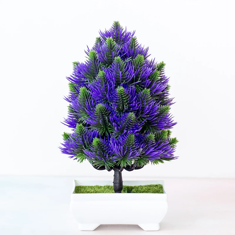 Искусственное растение бонсай маленькое Горшечное искусственное поддельный