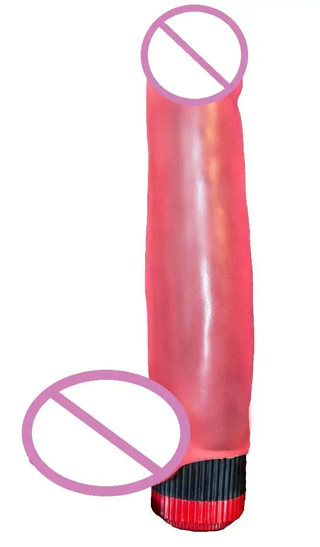 Гелевый вибратор в виде розового фаллоса с мошонкой - 16 см. | Красота и здоровье