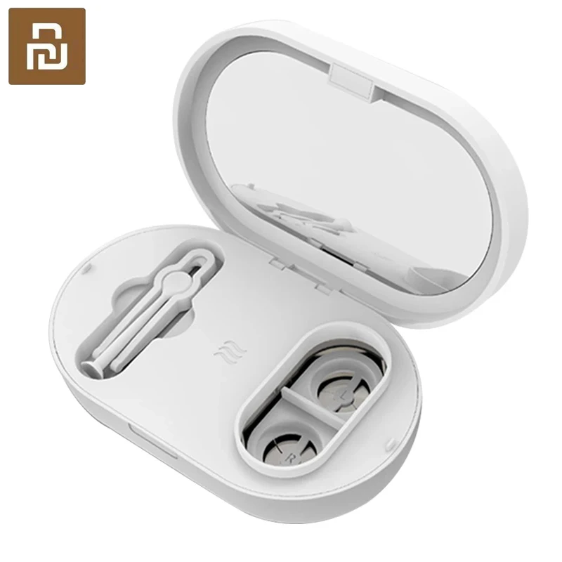 

Youpin EraClean контейнер для ультразвуковой очистки контактных линз, высокочастотная вибрация, стерилизация, удаление разрыва белка, перезаряжа...