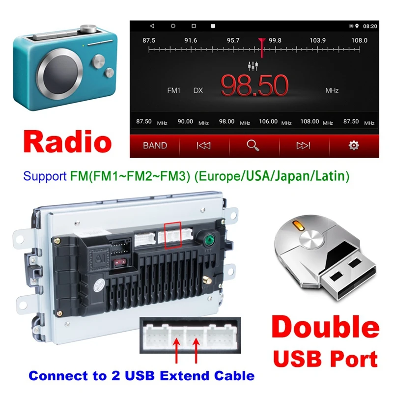 8 дюймов Android 1G + 16G Автомобильный Радио плеер Wifi BT gps навигация для Renault LOGAN