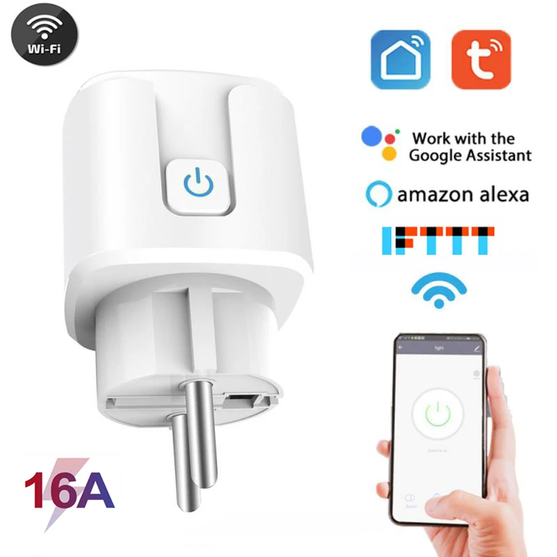 Умная розетка с поддержкой Wi Fi 16 А|Электрические розетки| |