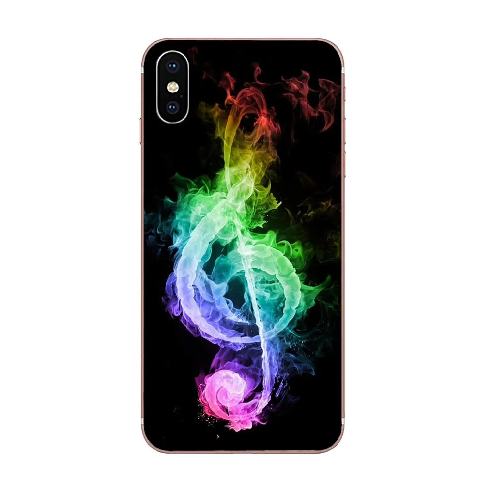 Love Music Note Piano Umbrella TPU Coque Case For Apple iPhone 4 4S 5 5C 5S SE 6 6S 7 8 Plus X XS Max XR | Мобильные телефоны и