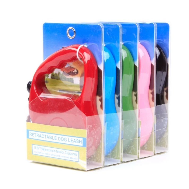 Поводок для домашних животных выдвижной автоматический Тяговый канат прочный