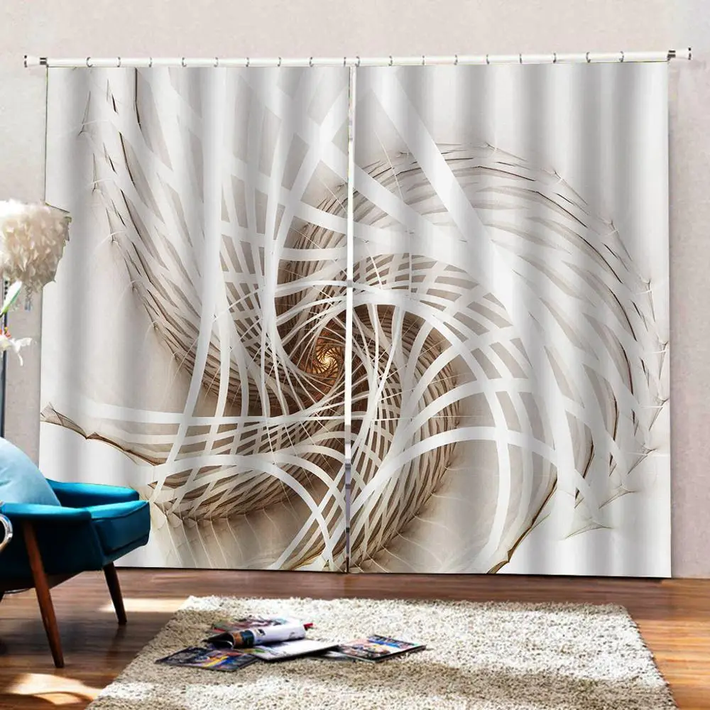 Персонализированная занавеска на заказ с геометрическим изображением для