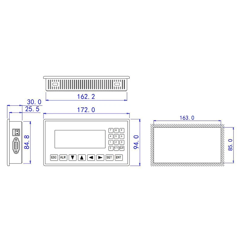 Топ OP320-A V8.0Q MD204L 4,3 дюймовый текстовый дисплей HMI поддержка 232 485 портов связи новое предложение OP320-A-S