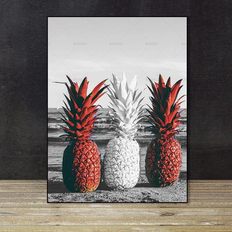 

Pictures Canvas Painting abstract painting art prints pineapple on canvas Wall poster painting