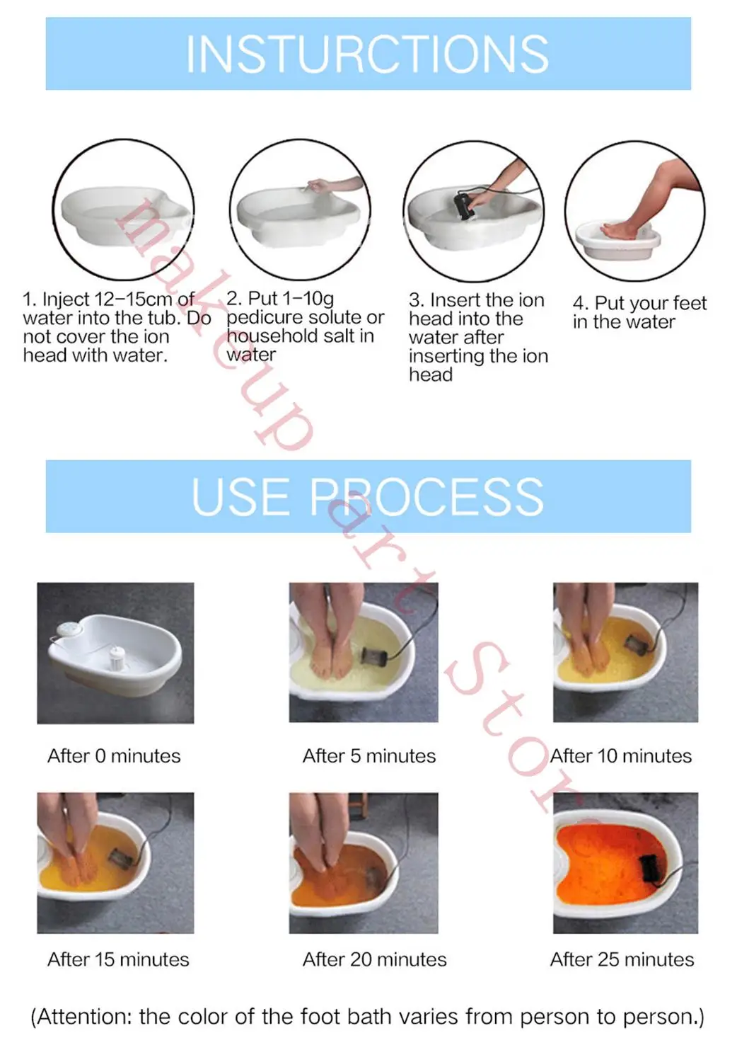 Ионическая ванночка для вытрезвителя ног аппарат не подходит бассейна иона