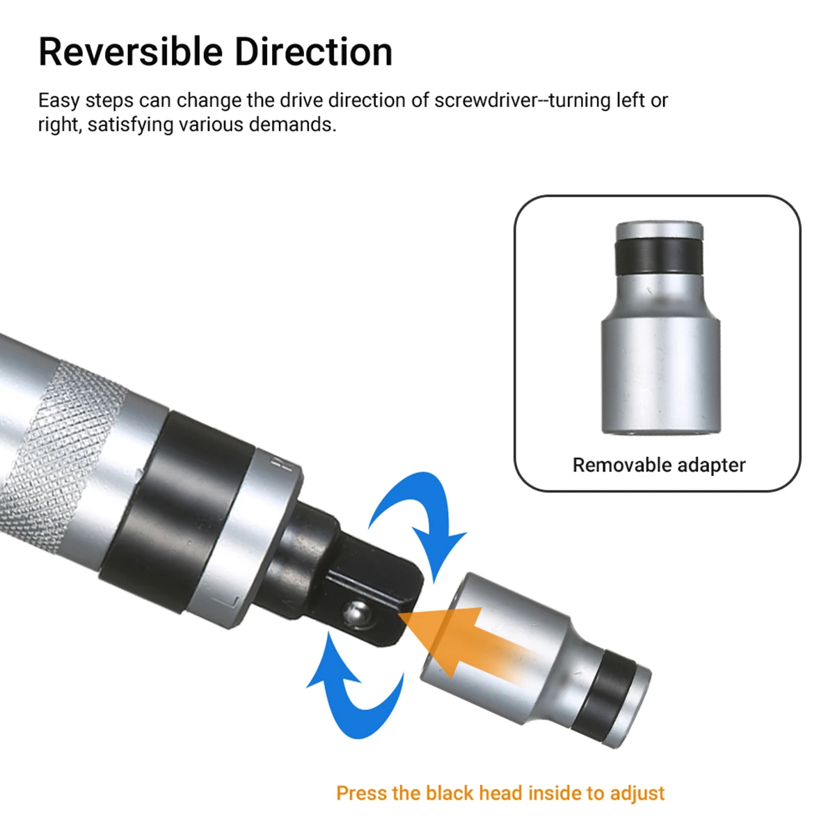 

3/8 Inch Hand Impact Driver Set with 12 Pieces S2 Steel Screwdriver Bits for Loosening & Tightening Stubborn Screws Bolts