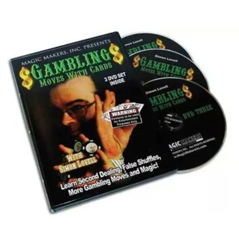 

Simon Lovell Gambling Moves With Cards 1-3-Magic Tricks