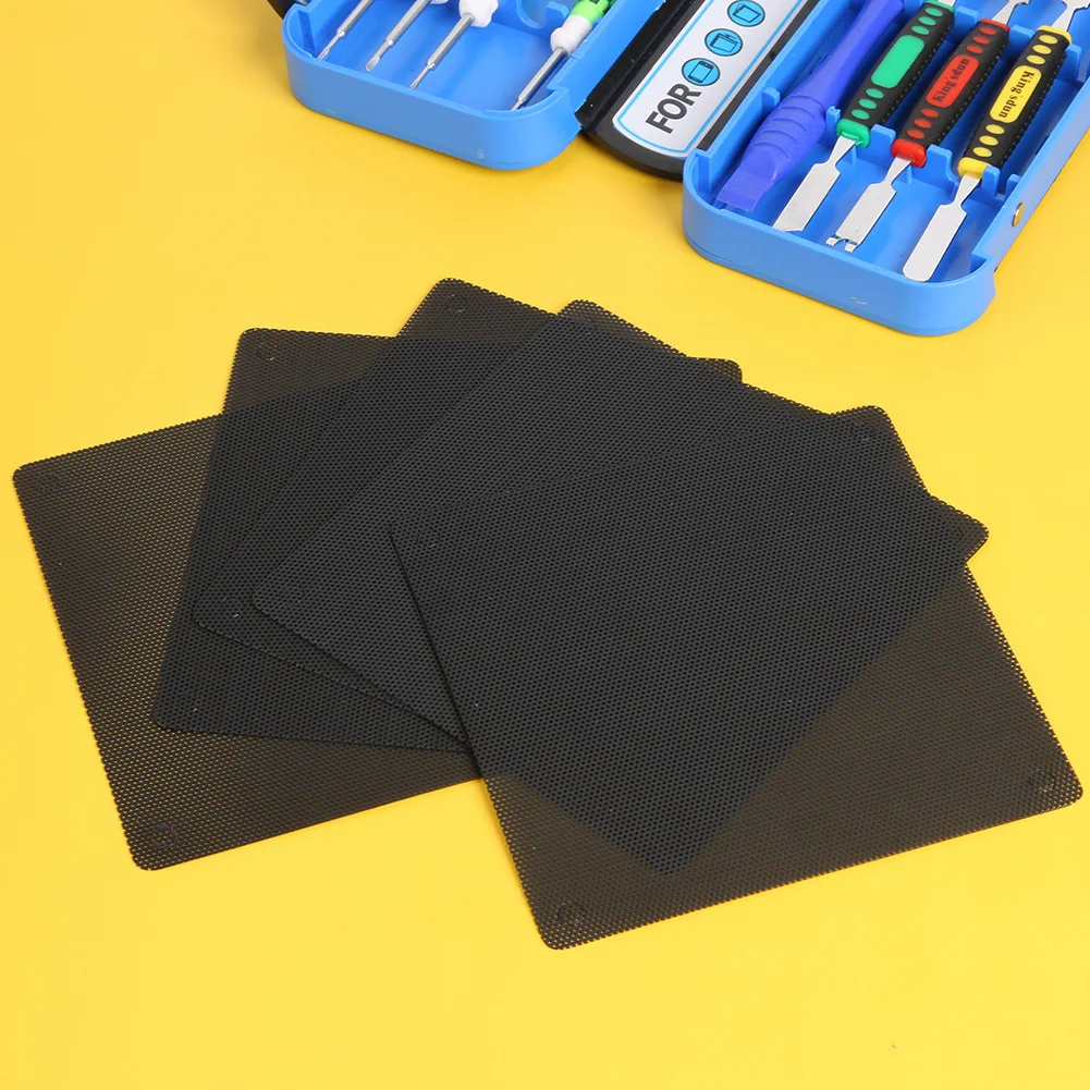 

12cm PVC Computer PC Cooler Cover Mesh Dustproof Chassis Case Fan Dust Filter for Household Computer Accessories