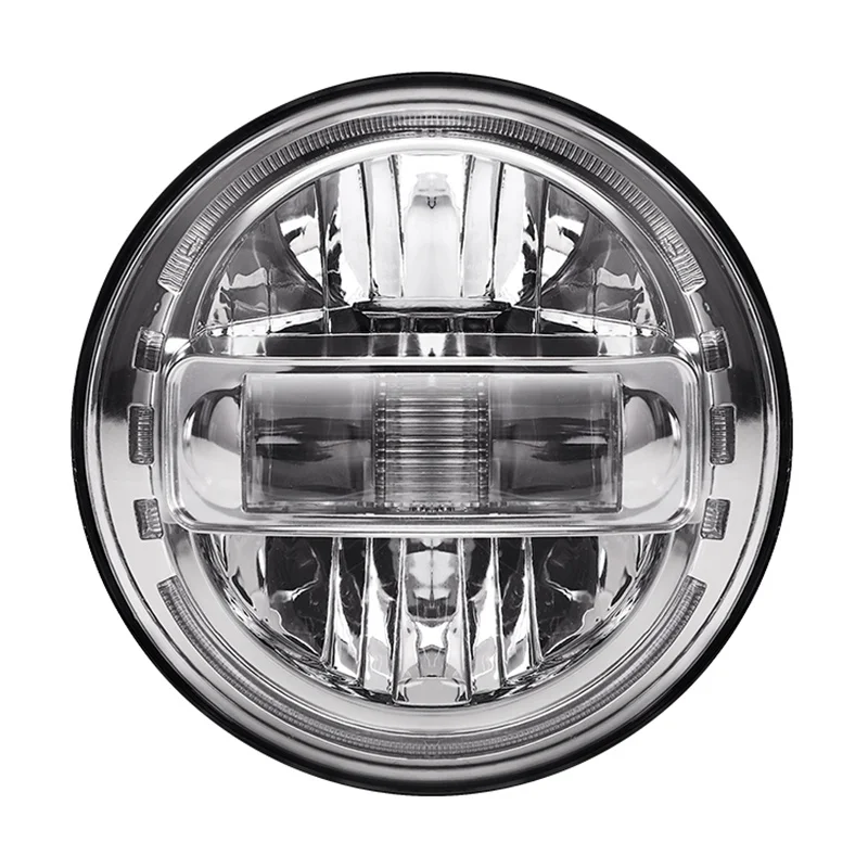 

7-дюймовая светодиодная фара 7 дюймов DRL круглая для Jeep Wrangler JK TJ для Hummer H1 H2 12 В 24 В для Suzuki Samurai Lada 4x4 urban Niva