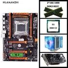 Хорошее качество HUANANZHI deluxe X79 материнская плата с M.2 слот ЦП Xeon E5 2660 с кулером ОЗУ 32 Гб (2*16 Гб) видеокарта GTX1050Ti 4G