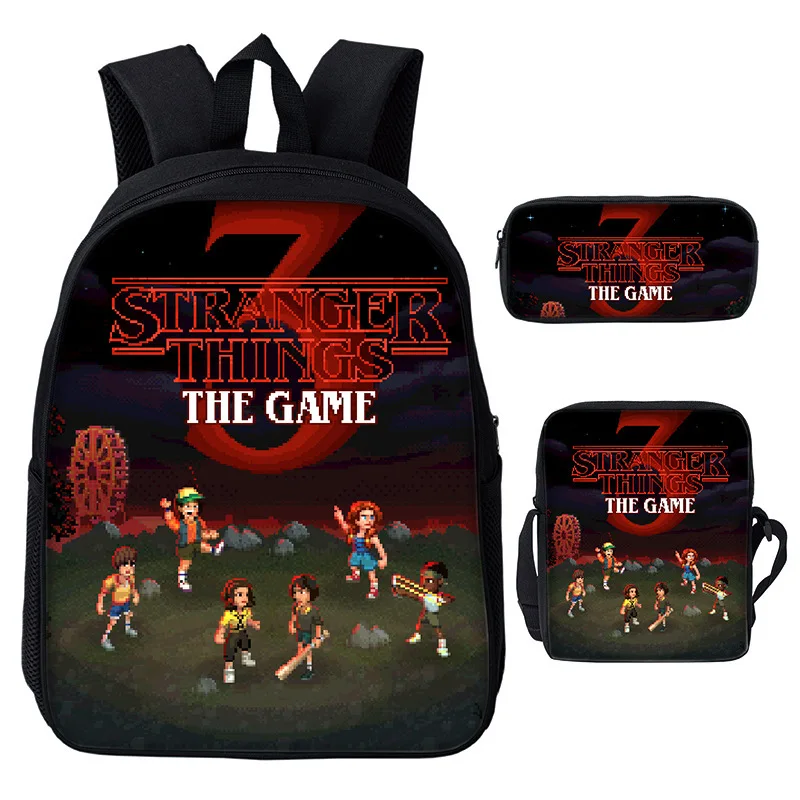 Рюкзак очень странные дела для женщин и студентов 3 предмета рюкзак ноутбука