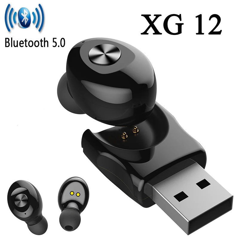 Беспроводная Bluetooth гарнитура mini XG12 2021 для Apple Android PKi7S V8 i9 i11 i14 i18 i90 i50 PRO TWS air 12 20 pro