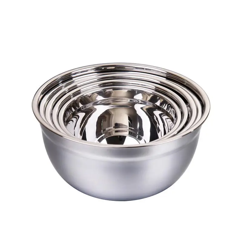 6 шт./компл. чаши из нержавеющей стали для смешивания металлические Нескользящие