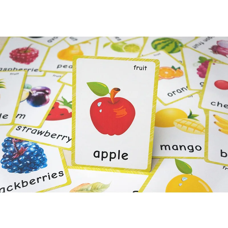 Детские флэш-карты фрукты 21 шт. | Игрушки и хобби