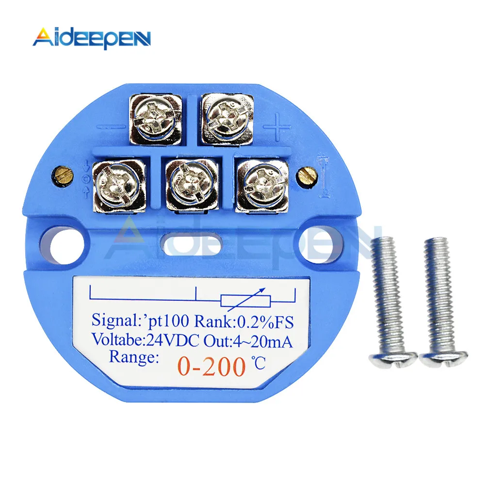 Датчик Температуры RTD PT100 SBW передатчик диапазона 0 200 градусов датчик температуры