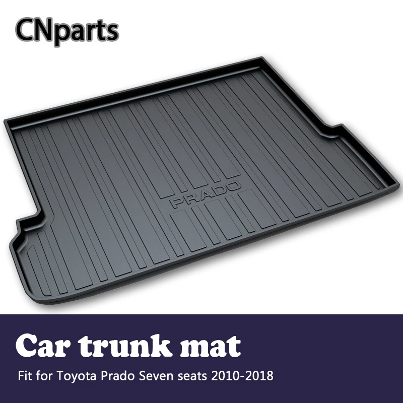 

Автомобильный коврик-подкладка для багажника для Toyota Prado 7 мест 2010 2011 2012 2013 2014 2015 2016 2017 2018 аксессуары для багажника