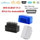 ELM327 V1.5 OBD2 сканер ELM 327 V 1 5 Bluetooth совместимый 4,0 OBD 2 Автомобильный диагностический инструмент OBD2 считыватель кодов OBD2 IOS Android