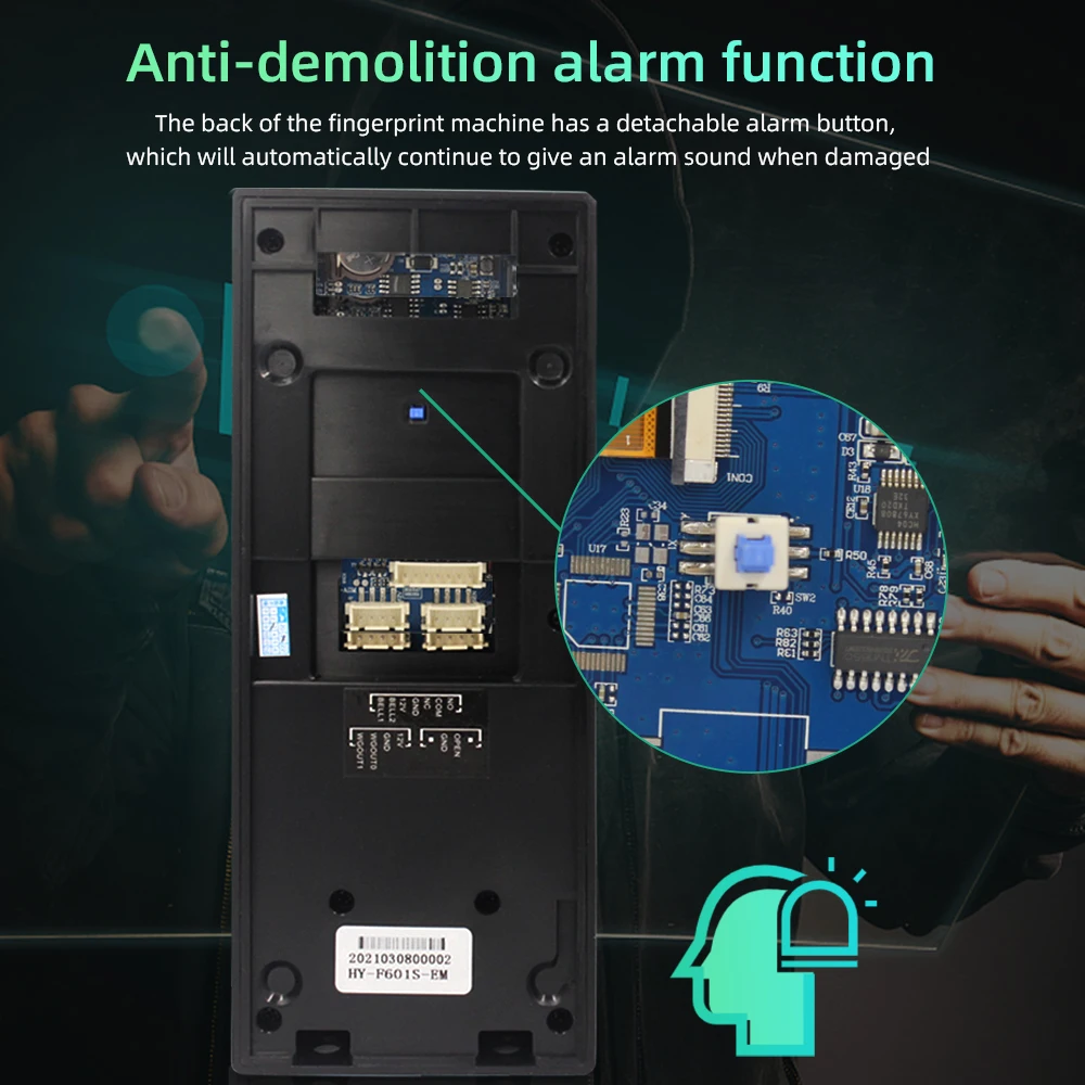 1000 Users Fingerprint Employee Time Attendance Access Control Machine RFID 125KHZ 13.56MHZ Standalone Keypad TCP/IP USB port |
