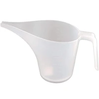 convenient and durable widely used 1000ml funnel jug transparent measuring cup with mouth tip for pouring jam batter syrup