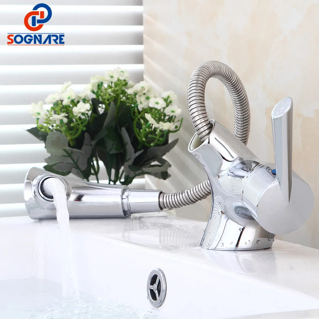 

Basin Faucets For Bathroom Cold Hot Pull Out Sink Mixer Water Brass Toilet Bathub Tap Torneiras Do Banheiro Смеситель Для Ванной