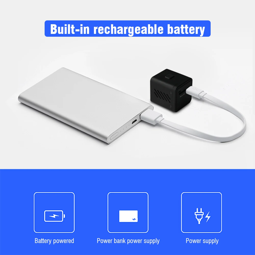 Оригинальная мини камера BORUiT Q9 с Wi Fi и аккумулятором 1080P ночное видение