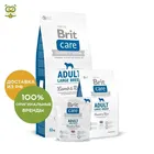 Корм Brit Care Adult Large Breed Lamb  Rice для взрослых собак крупных пород, Ягненок и рис, 12 кг.