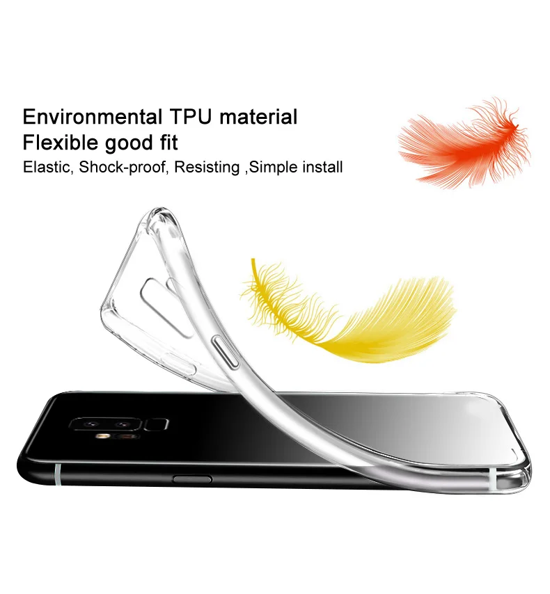 IMAK мягкие прозрачные чехлы из ТПУ для Asus Zenfone6 Zenfone 6 ZS630KL, прозрачный чехол для телефона, силиконовая задняя крышка, полная защита