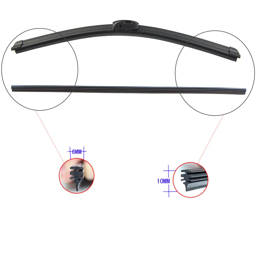 Автомобильный резиновый очиститель лобового стекла полосы Сменное лезвие 22 &quot+
