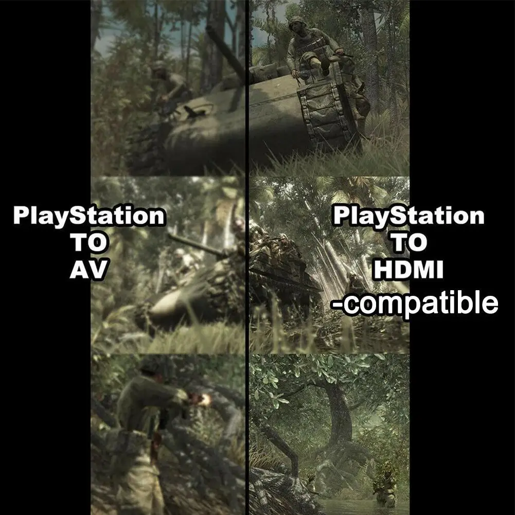 Кабель-адаптер 1080P Full HD для Sony PS2 в HDMI-совместимый работает с Playstation 2