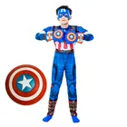 костюм железного человека безумный азарт косплей хэллоуин одежда косплей костюм От 4 до 12 лет Boy, Хэллоуин, Капитан Америка, костюм для мышц, Игровые перчаткищит, реквизит для косплея