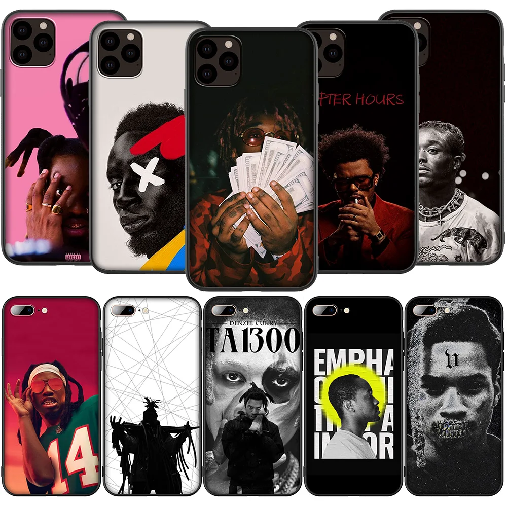 Lavaza K46 Denzel Curry силиконовый мягкий чехол для iPhone 12 11 Pro XS Max XR X 8 7 6 6S Plus 5 5S SE 2020|Бамперы|