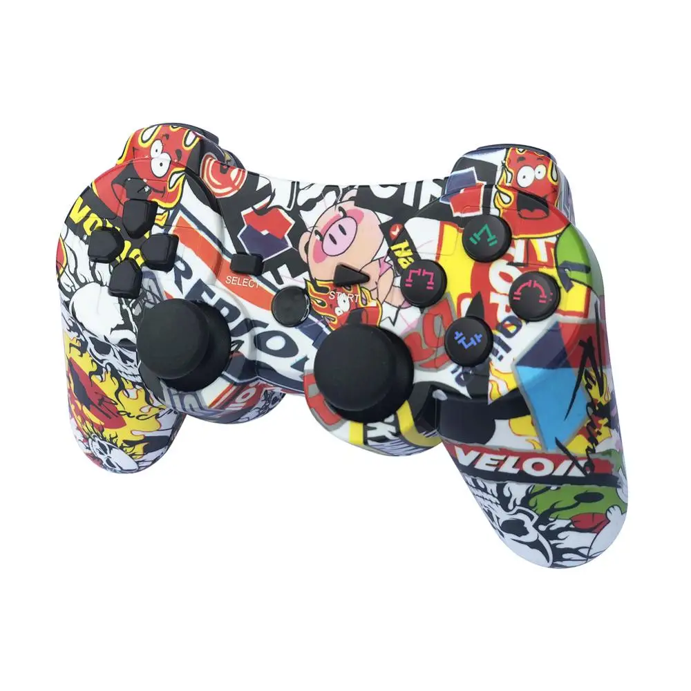 Wireless Double Shock Gamepad For Playstation 3 Sixaxis for PS3 Controller Dualshock Pubg Game ps3 | Электроника