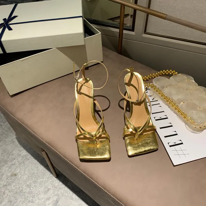 

2021 Ankle Strap Women Sandals Fashion Brand Thin High Heel Gladiator Sandal Shoes Narrow Band Party Dress Pump Shoes