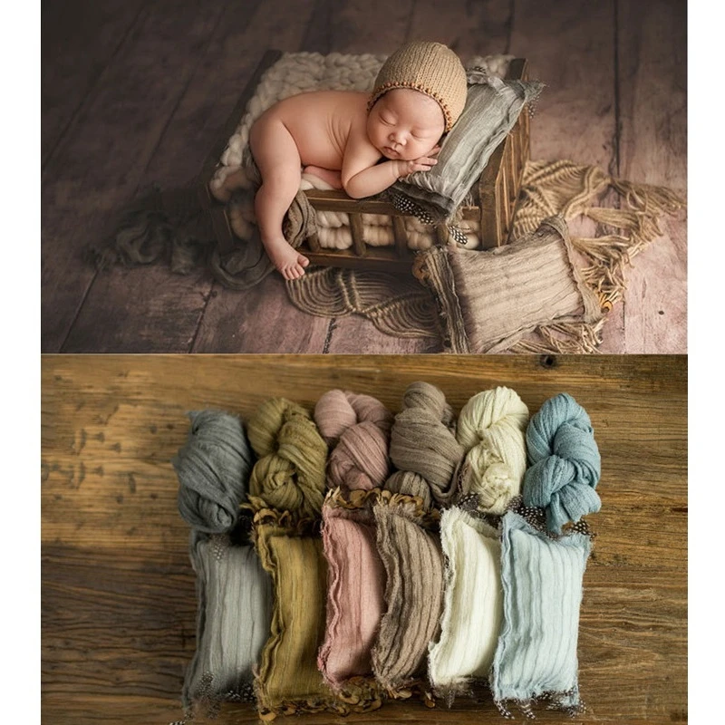 2020 Новорожденные девочки мальчик Фотография реквизит перо подушка и накидка