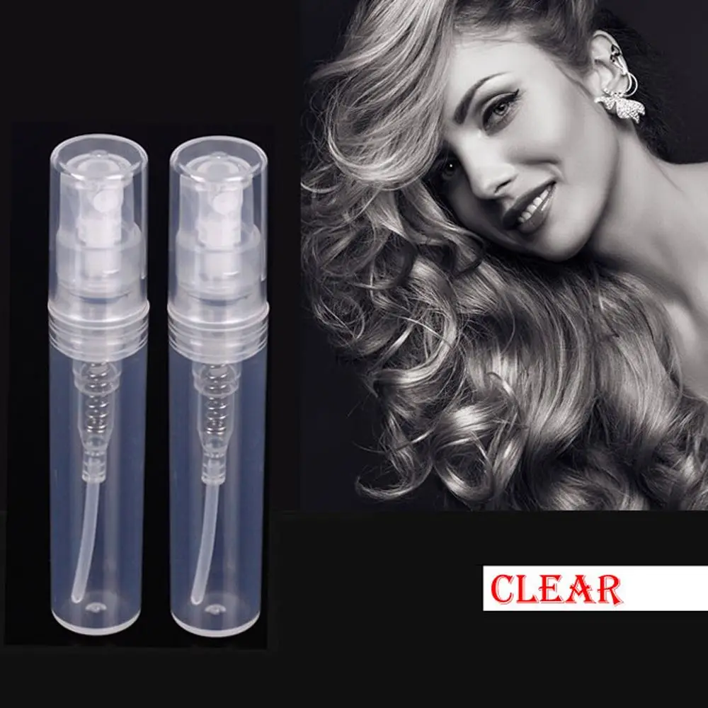 

5PCS 2ML 3ML 5ML Mini Plastic Spray Perfume Bottle Portable Refillable Atomizer Perfume Atomizing Bottle Cosmetic Container