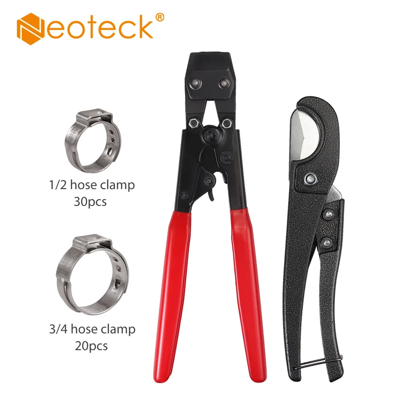 Инструмент Neoteck хомуты для ушных шлангов обжимной инструмент зажимов из