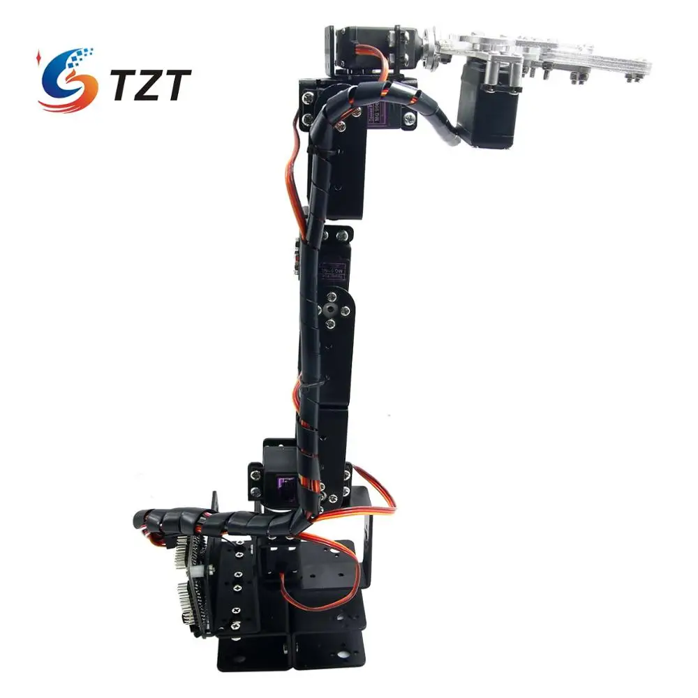 TZT Robot 6 DOF алюминиевый набор для крепления зажимов механическая Роботизированная