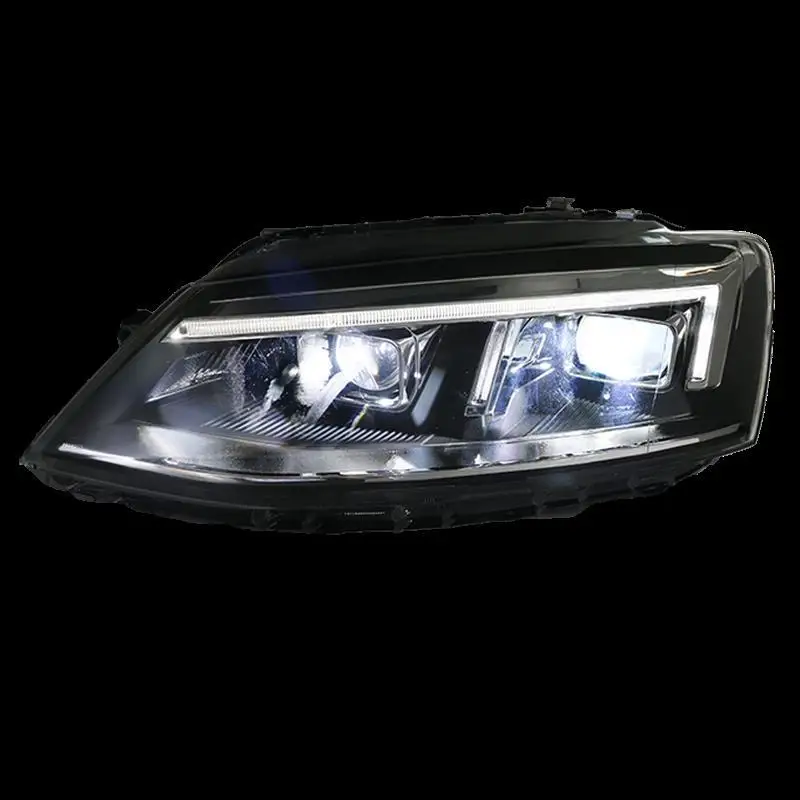 Автомобильные ходовые части Neblineros Para автомобильные Drl светодиодные фары автомобильные фары в сборе 12 13 14 15 16 17 для Volkswagen Sagitar
