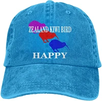 zealand kiwi bird makes me happy sports denim cap adjustable unisex plain baseball cowboy snapback hat