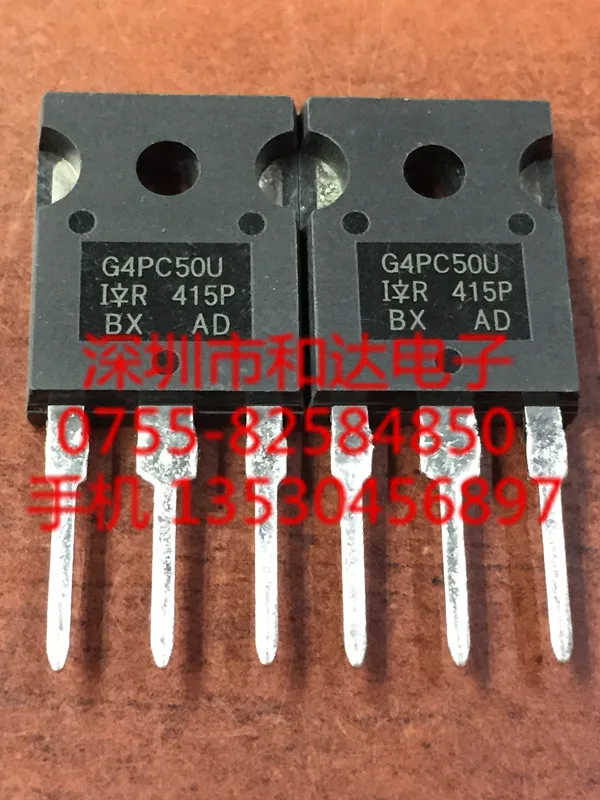 100% новые и оригинальные IRG4PC50U MOS TO-247 1 шт./лот |