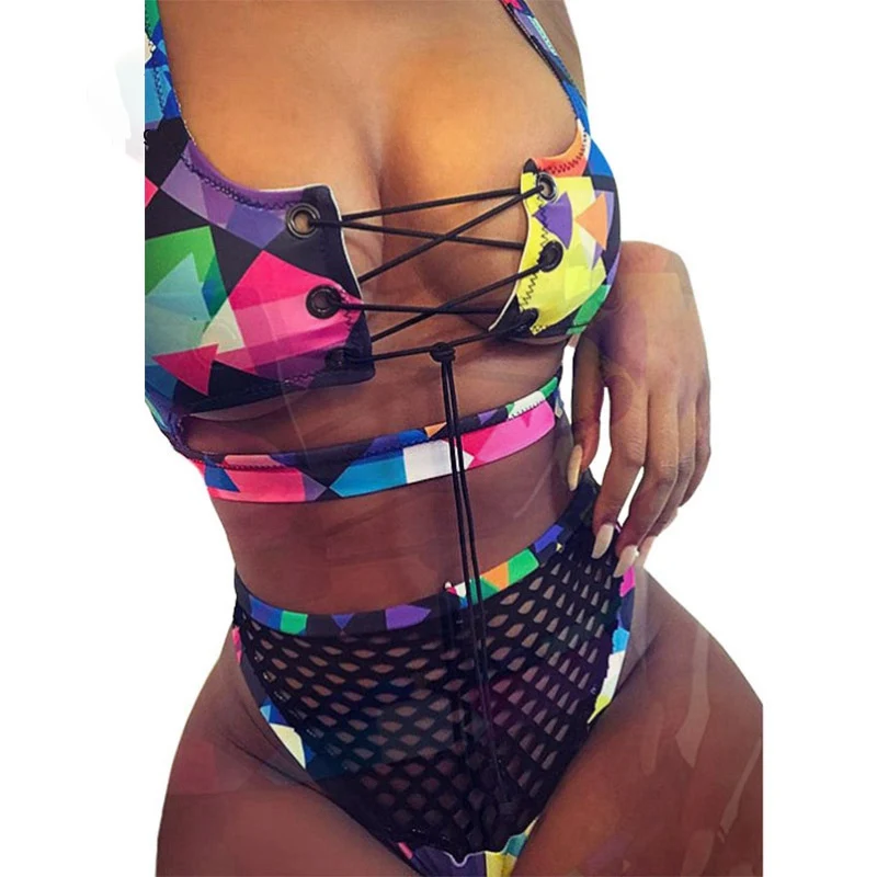 Tengweng 2016 Женщины Push Up Padded Купальник Установить Бразильское Бикини Сексуальный