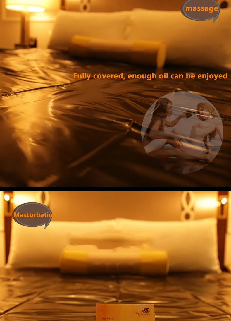 Водонепроницаемые секс-простыни с эффектом пуш-масла массажные флирт-простыни sm