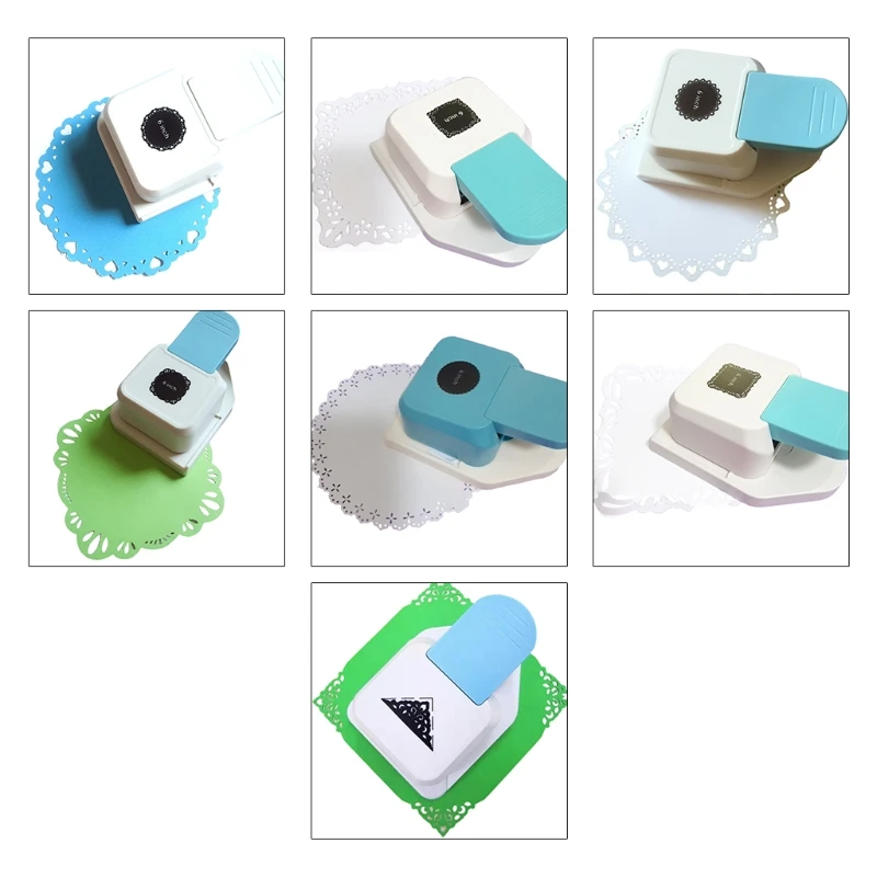 

Маленький дырокол для бумаги R7RC, необычный дырокол для кружева, резак для бумаги «сделай сам», инструменты для изготовления открыток на ден...